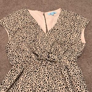 Cheetah romper